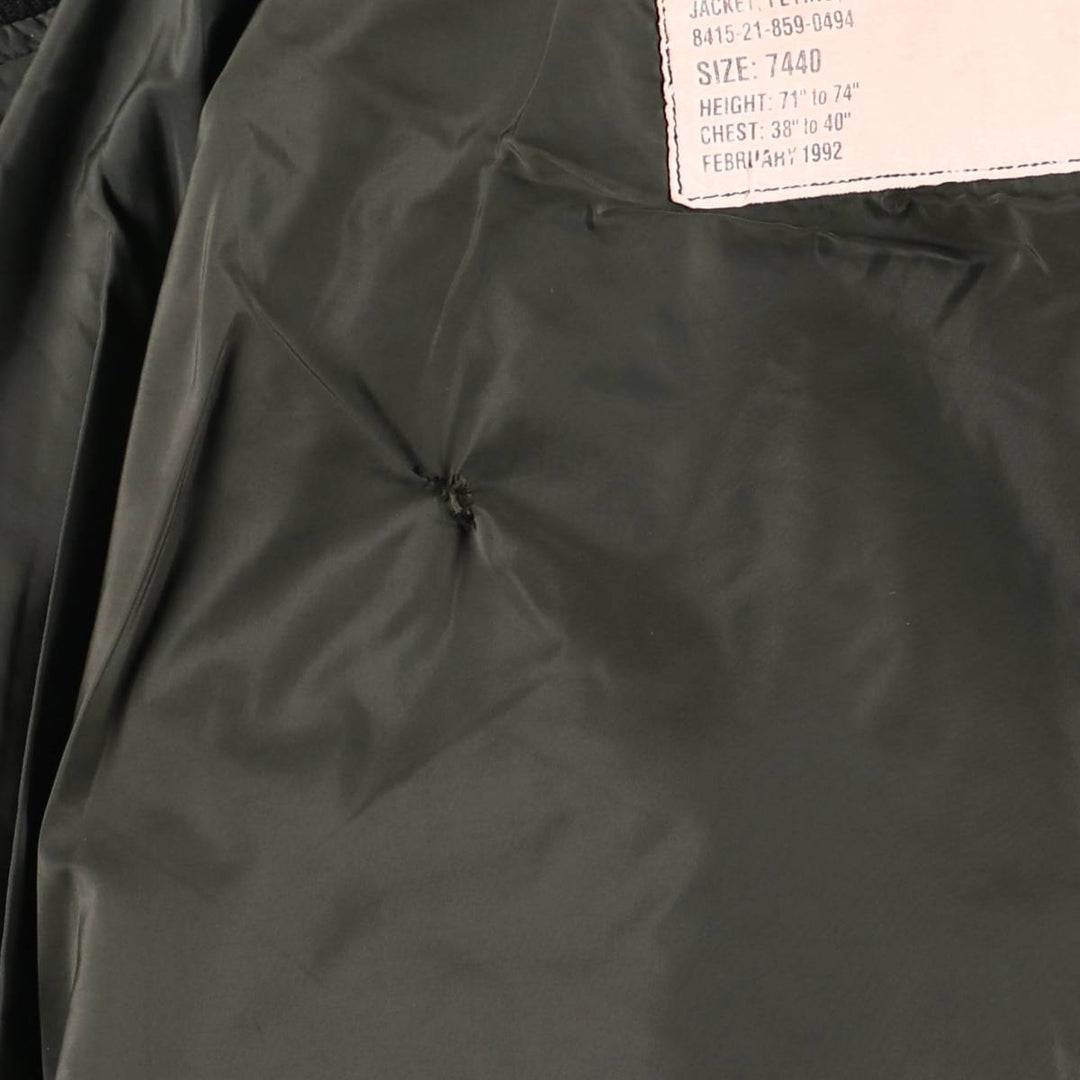 Vintage Canadian Army AMBRIDGE and THOMPSON Military Flight Jacket 7440, Men's XL unclear Green type dark green Vintage Second Hand