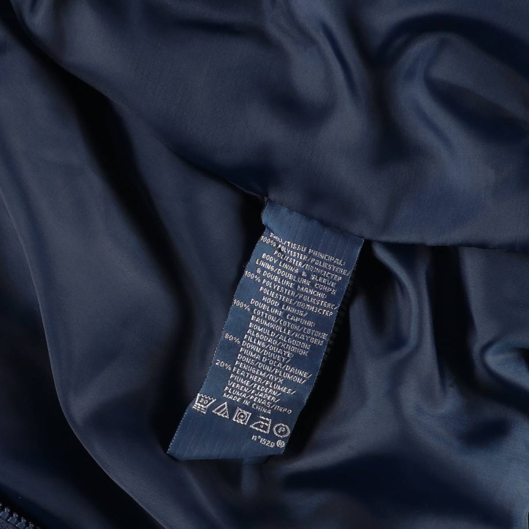 Ralph Lauren POLO by Ralph Lauren down jacket, men's size L polyester navy blue type Vintage Second Hand