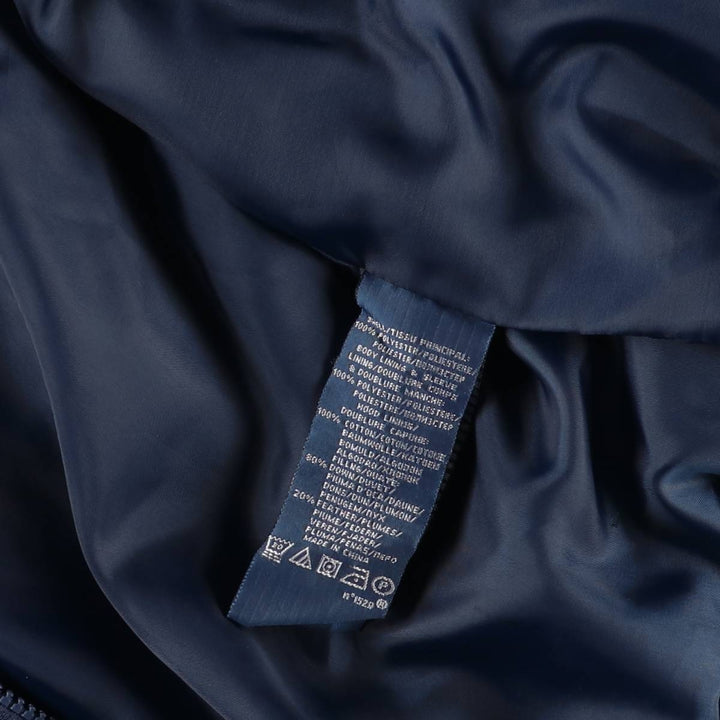 Ralph Lauren POLO by Ralph Lauren down jacket, men's size L polyester navy blue type Vintage Second Hand