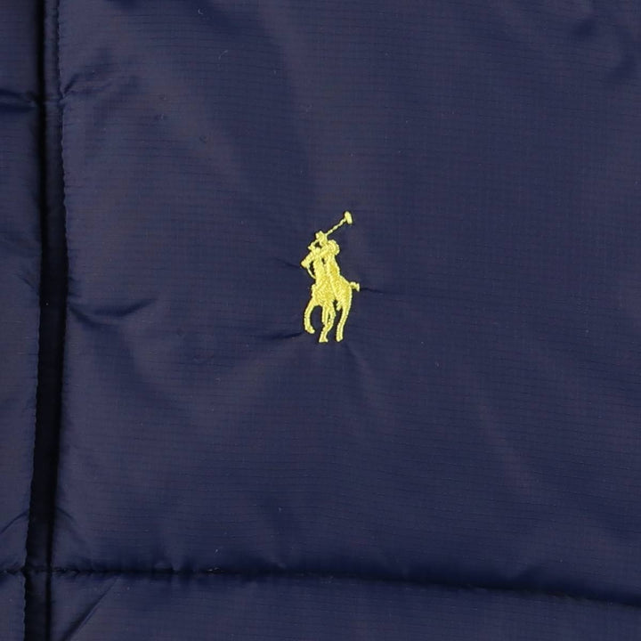 Ralph Lauren POLO by Ralph Lauren down jacket, men's size L polyester navy blue type Vintage Second Hand