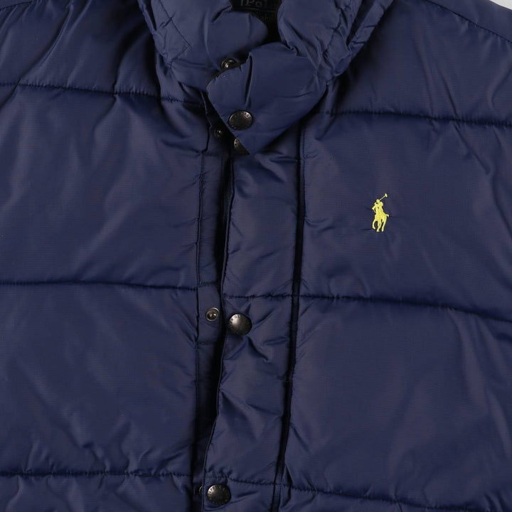 Ralph Lauren POLO by Ralph Lauren down jacket, men's size L polyester navy blue type Vintage Second Hand