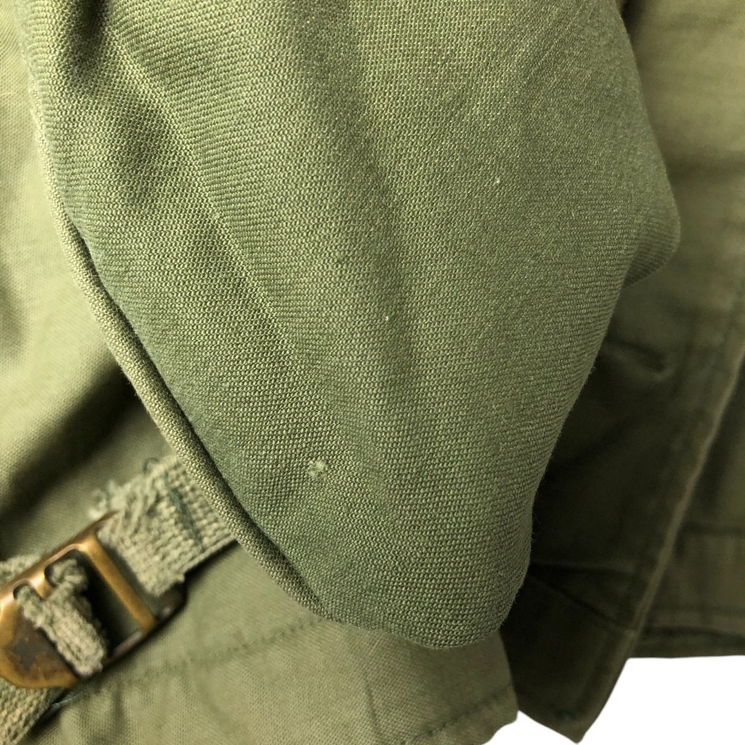 US Army A-2 Military Deck Jacket, Men's Size L unclear Khaki type Vintage Second Hand