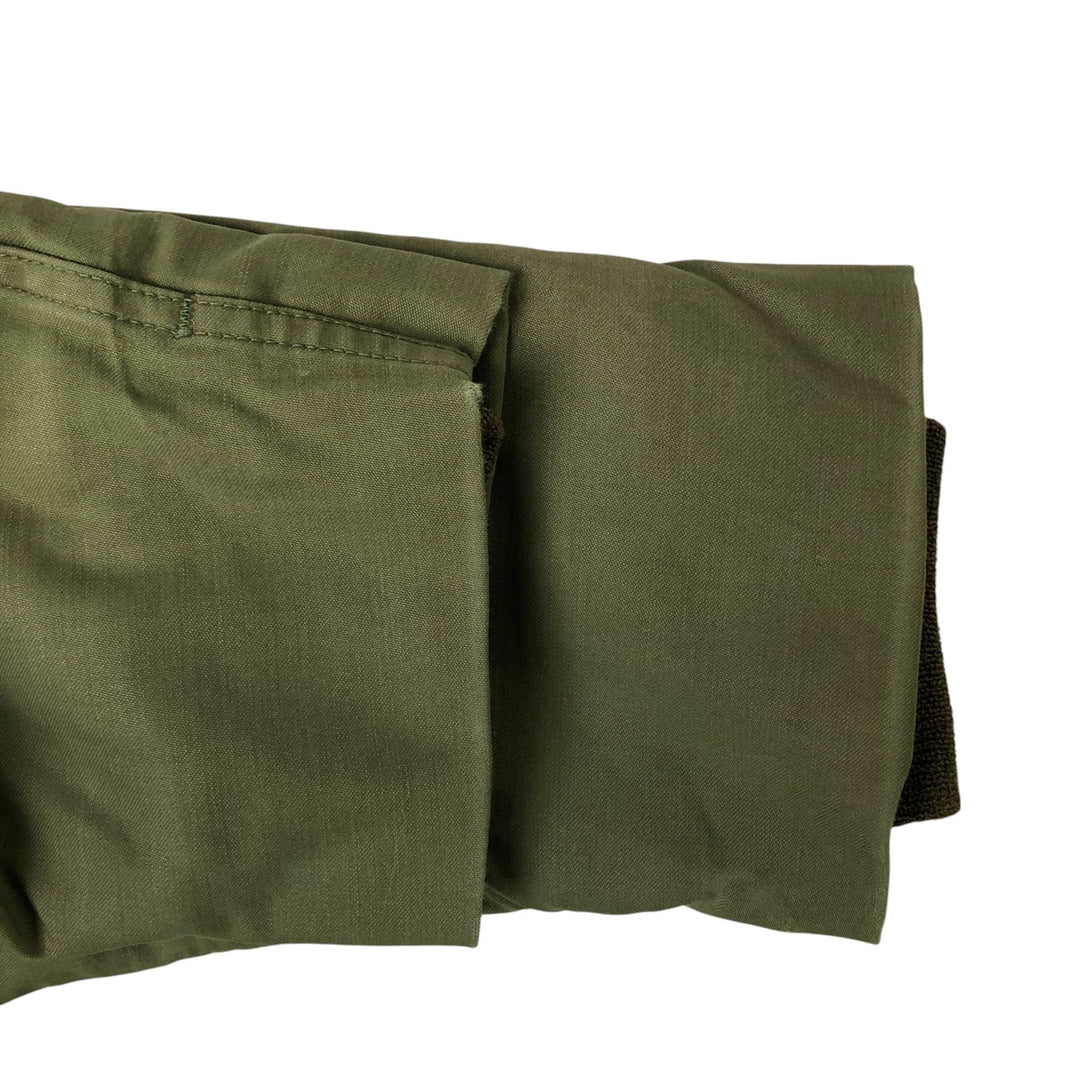 US Army A-2 Military Deck Jacket, Men's Size L unclear Khaki type Vintage Second Hand