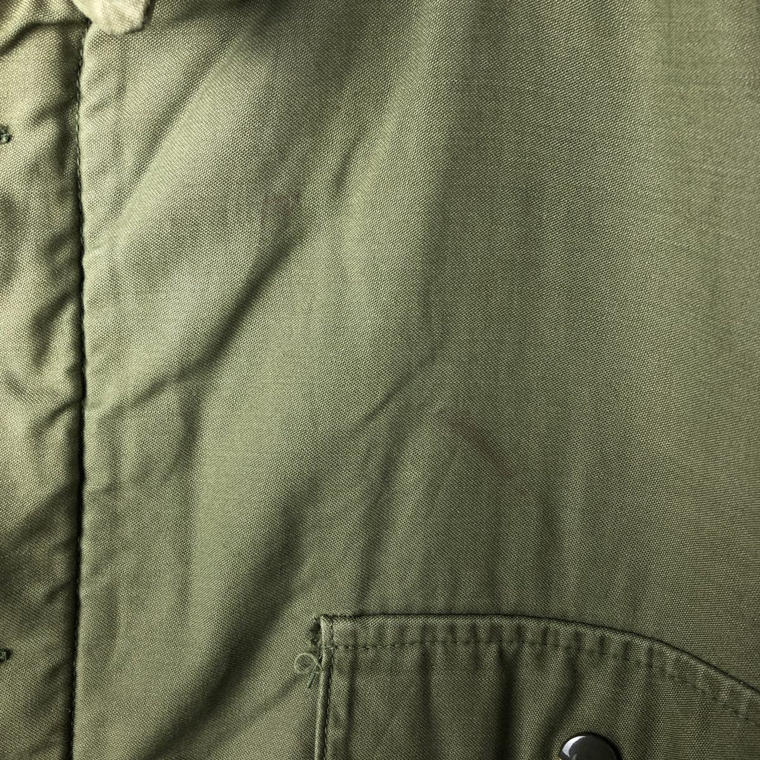 US Army A-2 Military Deck Jacket, Men's Size L unclear Khaki type Vintage Second Hand