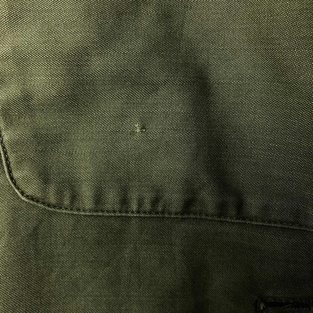 US Army A-2 Military Deck Jacket, Men's Size L unclear Khaki type Vintage Second Hand