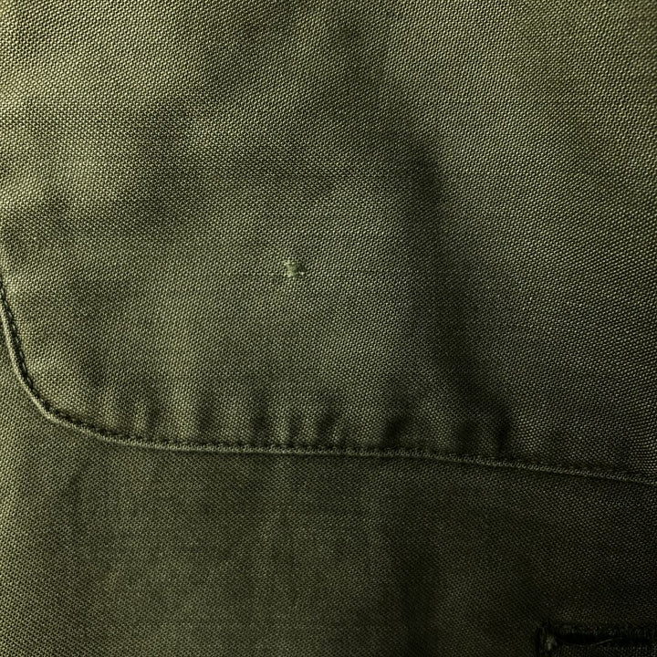 US Army A-2 Military Deck Jacket, Men's Size L unclear Khaki type Vintage Second Hand