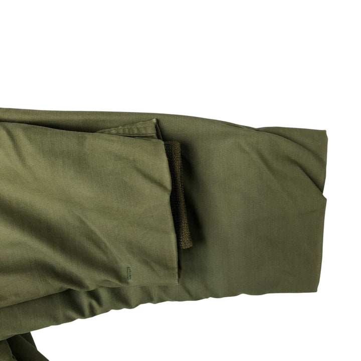 US Army A-2 Military Deck Jacket, Men's Size L unclear Khaki type Vintage Second Hand