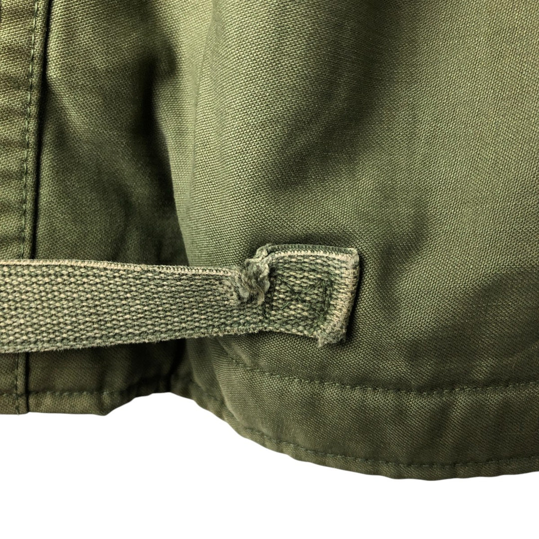 US Army A-2 Military Deck Jacket, Men's Size L unclear Khaki type Vintage Second Hand