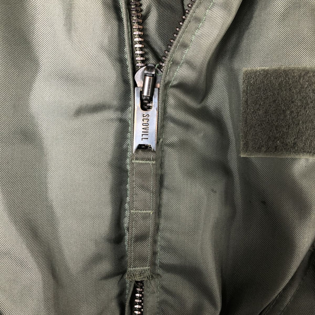 80's US military actual product CWU-45 Aromatic polyamide Khaki type Vintage Second Hand