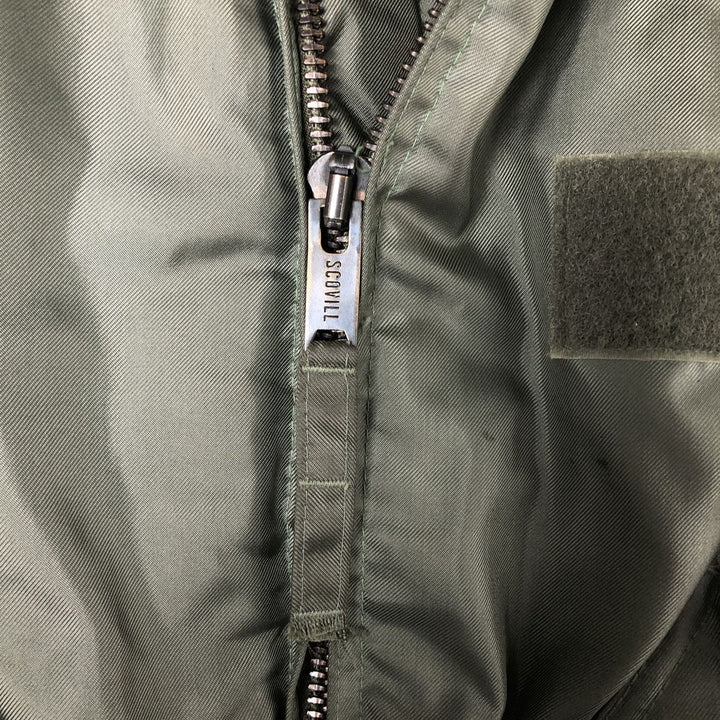 80's US military actual product CWU-45 Aromatic polyamide Khaki type Vintage Second Hand