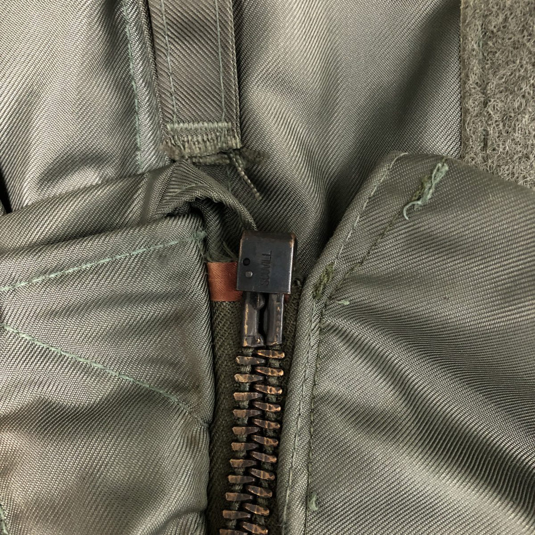 80's US military actual product CWU-45 Aromatic polyamide Khaki type Vintage Second Hand