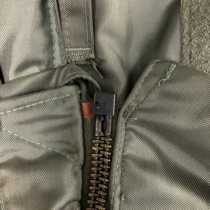 80's US military actual product CWU-45 Aromatic polyamide Khaki type Vintage Second Hand