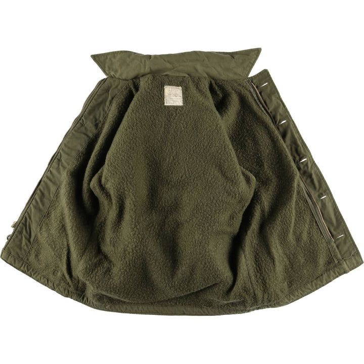 Authentic 1970'S US Navy A-2 Deck Jacket with Back Stencil, Made in USA, Small (34-36), Men's Size Small unclear Khaki type Vintage Second Hand