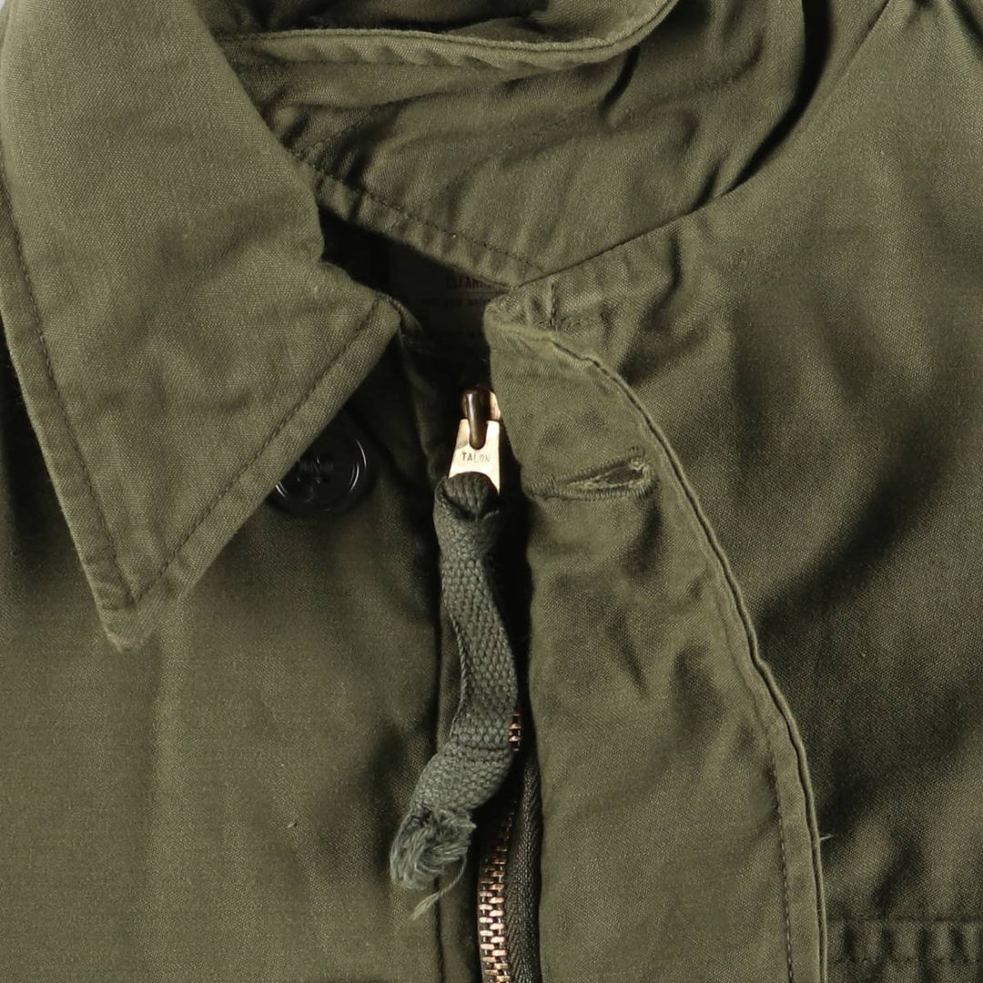 Authentic 1970'S US Navy A-2 Deck Jacket with Back Stencil, Made in USA, Small (34-36), Men's Size Small unclear Khaki type Vintage Second Hand