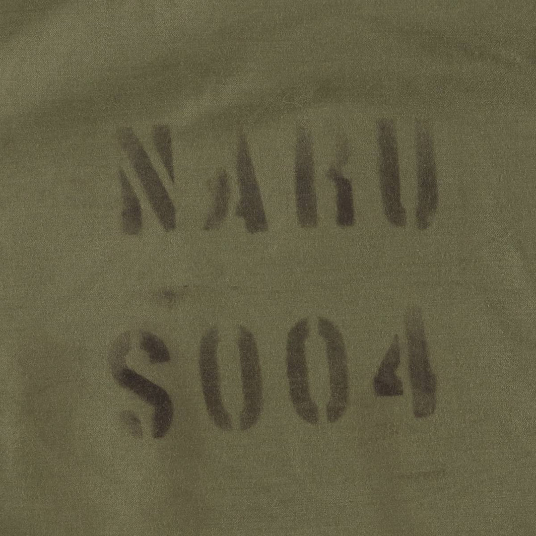 Authentic 1970'S US Navy A-2 Deck Jacket with Back Stencil, Made in USA, Small (34-36), Men's Size Small unclear Khaki type Vintage Second Hand