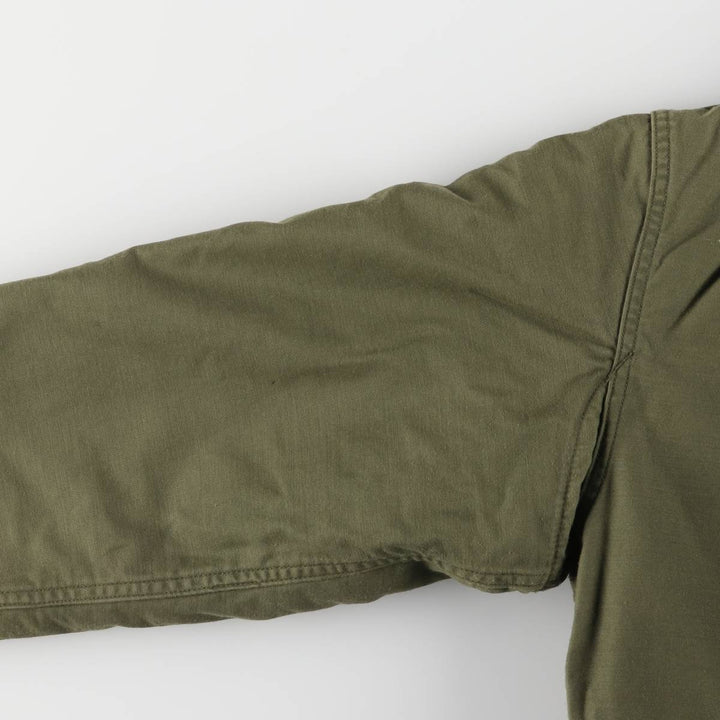 Authentic 1970'S US Navy A-2 Deck Jacket with Back Stencil, Made in USA, Small (34-36), Men's Size Small unclear Khaki type Vintage Second Hand