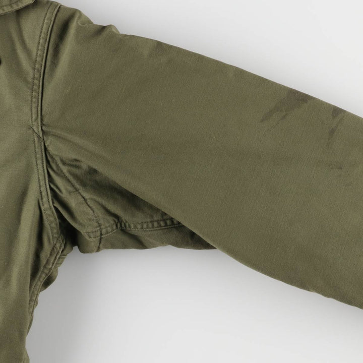 Authentic 1970'S US Navy A-2 Deck Jacket with Back Stencil, Made in USA, Small (34-36), Men's Size Small unclear Khaki type Vintage Second Hand