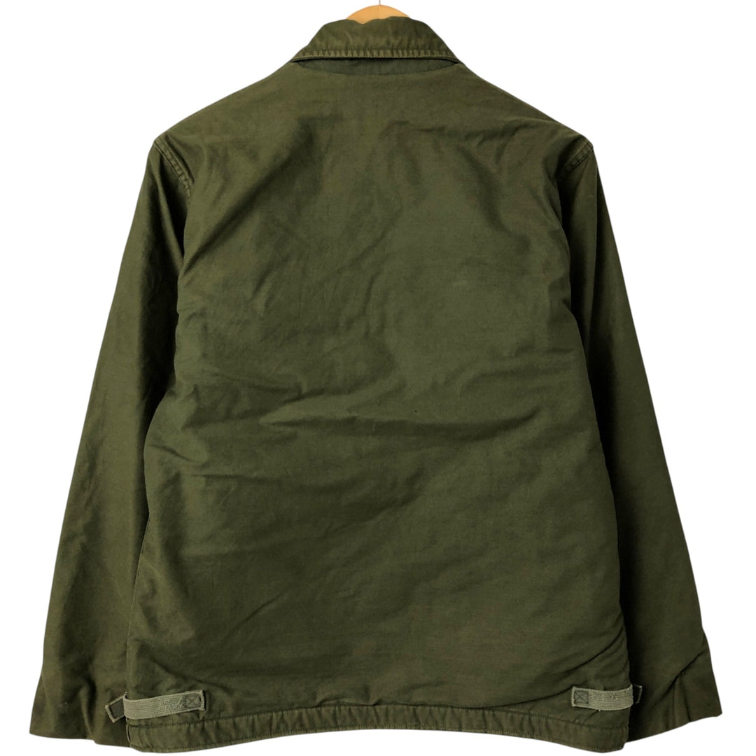 Vintage A-2 stenciled military deck jacket, size M, men's unclear Khaki type Vintage Second Hand