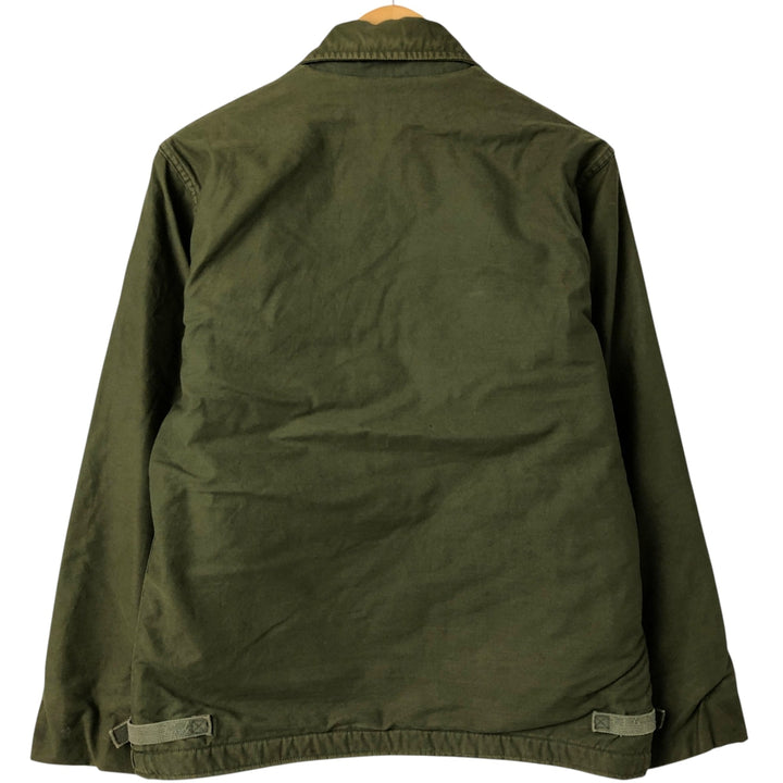 Vintage A-2 stenciled military deck jacket, size M, men's unclear Khaki type Vintage Second Hand