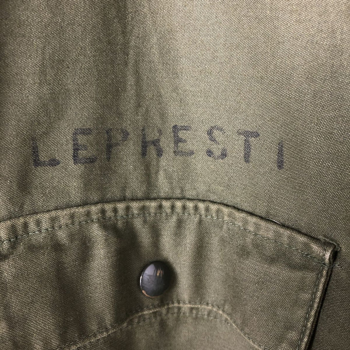 Vintage A-2 stenciled military deck jacket, size M, men's unclear Khaki type Vintage Second Hand