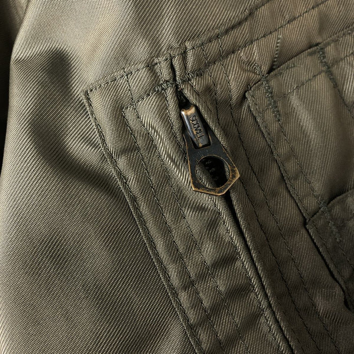 80's US military actual product CWU-36 polyamide Khaki type Vintage Second Hand