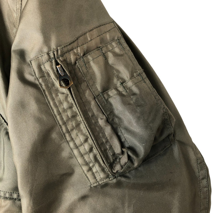 80's US military actual product CWU-36 polyamide Khaki type Vintage Second Hand