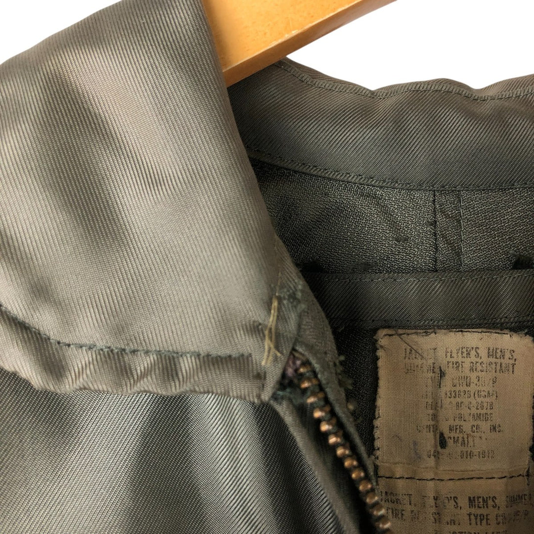 80's US military actual product CWU-36 polyamide Khaki type Vintage Second Hand