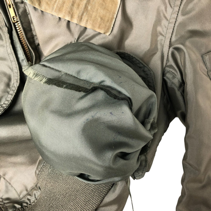 80's US military actual product CWU-36 polyamide Khaki type Vintage Second Hand