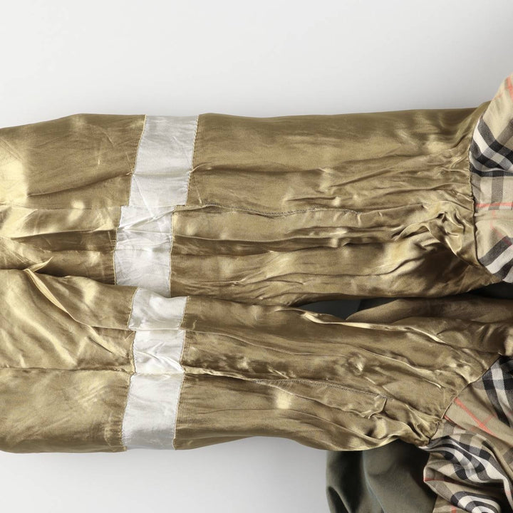 Burberry's 100% cotton iridescent Balmacaan coat, made in England, size M. cotton green type Vintage Second Hand