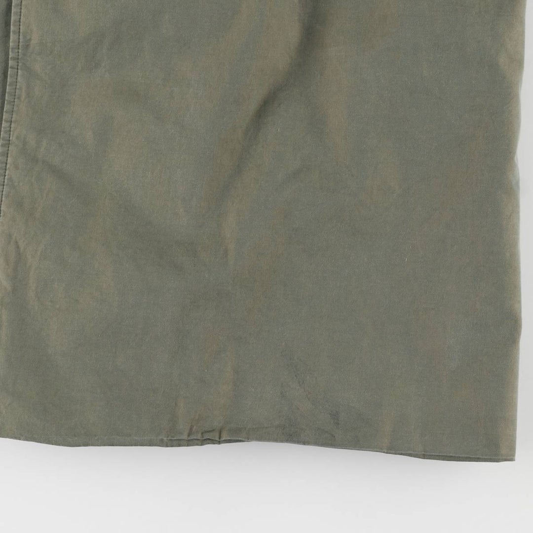 Burberry's 100% cotton iridescent Balmacaan coat, made in England, size M. cotton green type Vintage Second Hand