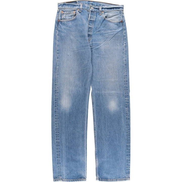 2000'S Levi's 501-0000 Straight Denim Pants, Made in USA, Men's Size W32 cotton blue type Vintage Second Hand