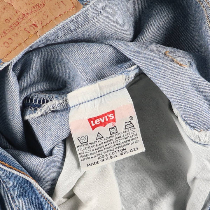 2000'S Levi's 501-0000 Straight Denim Pants, Made in USA, Men's Size W32 cotton blue type Vintage Second Hand