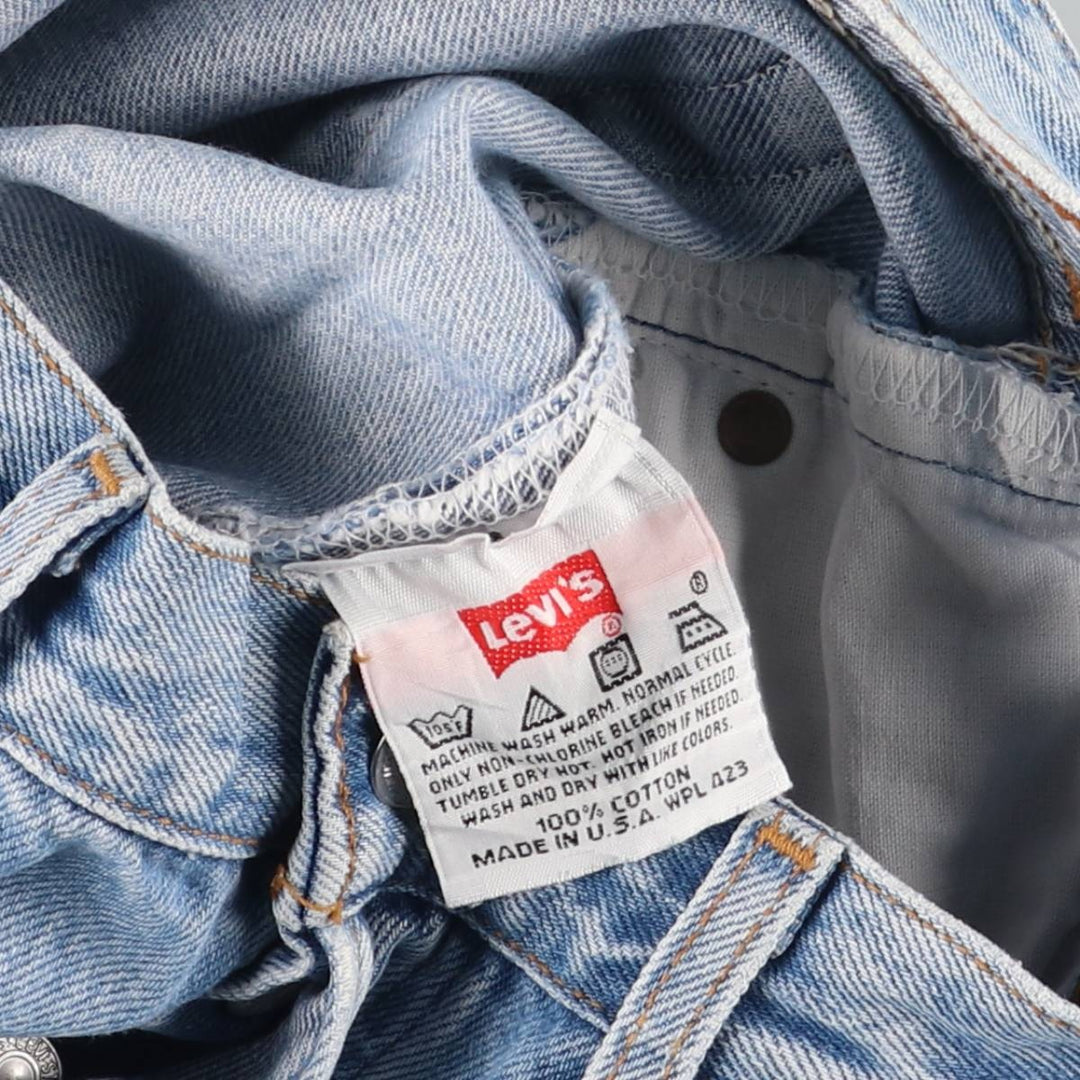90'S Levi's 501-0134 Straight Denim Pants Made in USA Men's W31 Vintage cotton blue type Vintage Second Hand