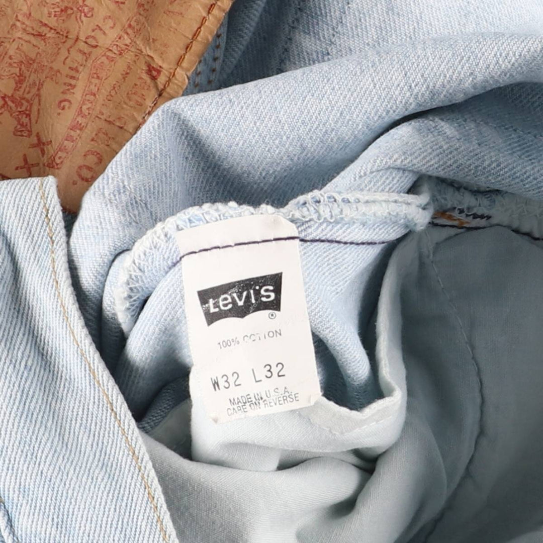 90'S Levi's 501-0134 Straight Denim Pants Made in USA Men's W31 Vintage cotton blue type Vintage Second Hand
