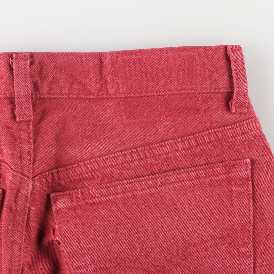 90s-00'S Vintage Levi's 501-0668 Straight-leg Denim Pants, Made in the USA, Men's Size W30 cotton red type Vintage Second Hand