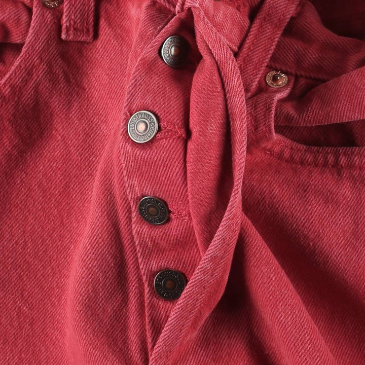 90s-00'S Vintage Levi's 501-0668 Straight-leg Denim Pants, Made in the USA, Men's Size W30 cotton red type Vintage Second Hand