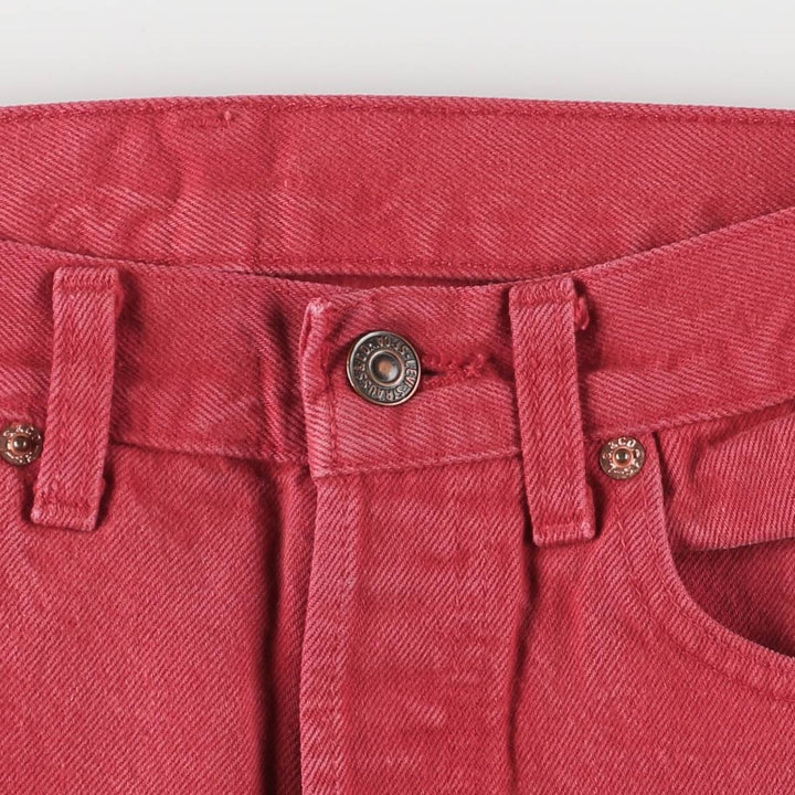 90s-00'S Vintage Levi's 501-0668 Straight-leg Denim Pants, Made in the USA, Men's Size W30 cotton red type Vintage Second Hand