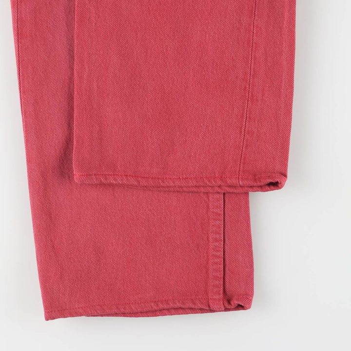 90s-00'S Vintage Levi's 501-0668 Straight-leg Denim Pants, Made in the USA, Men's Size W30 cotton red type Vintage Second Hand