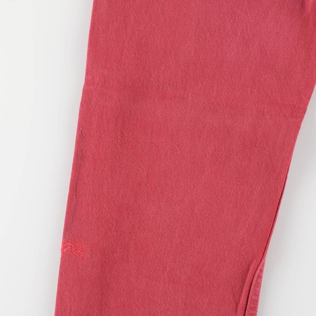 90s-00'S Vintage Levi's 501-0668 Straight-leg Denim Pants, Made in the USA, Men's Size W30 cotton red type Vintage Second Hand