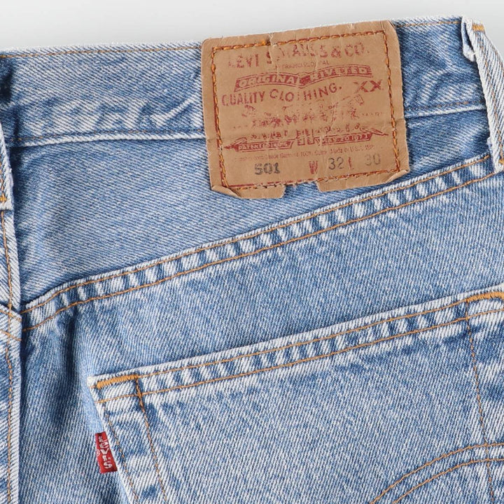 2000'S Levi's 501 Straight Denim Pants, Made in USA, Men's Size W31 cotton blue type Vintage Second Hand