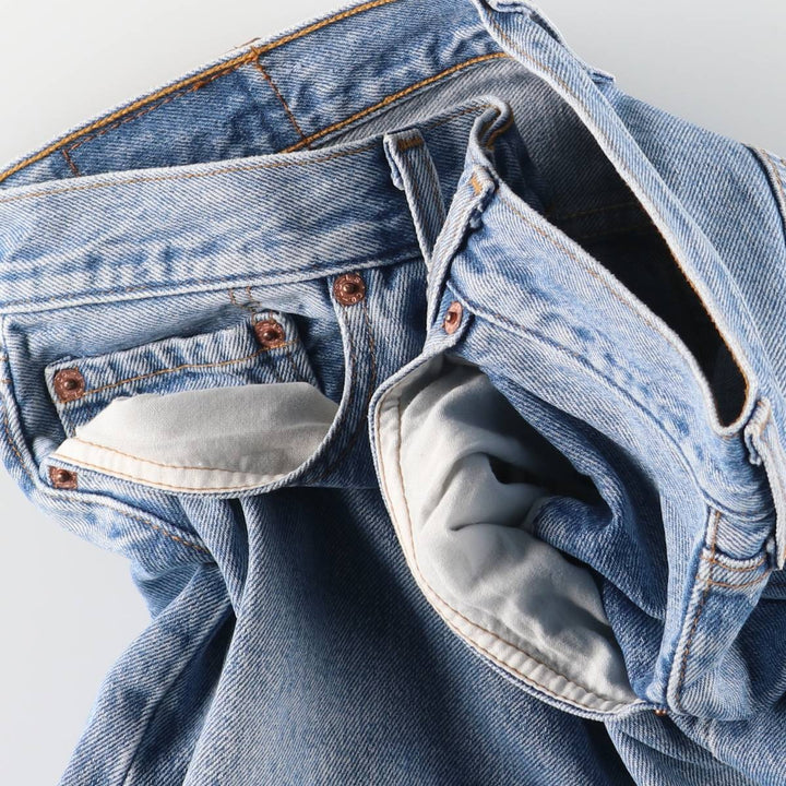 2000'S Levi's 501 Straight Denim Pants, Made in USA, Men's Size W31 cotton blue type Vintage Second Hand