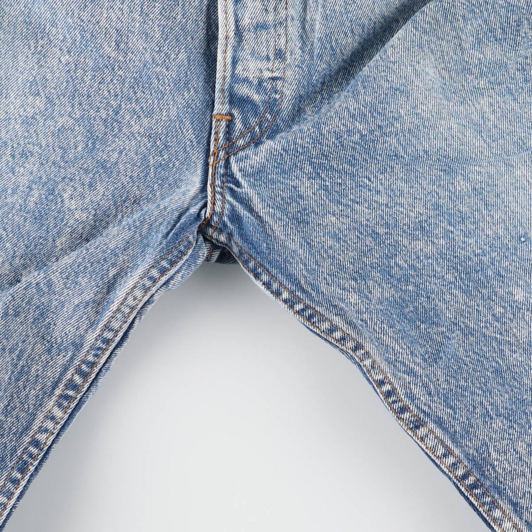 90'S Levi's Chemical Wash Straight Denim Pants, Men's, Size W34, Vintage unclear blue type Vintage Second Hand