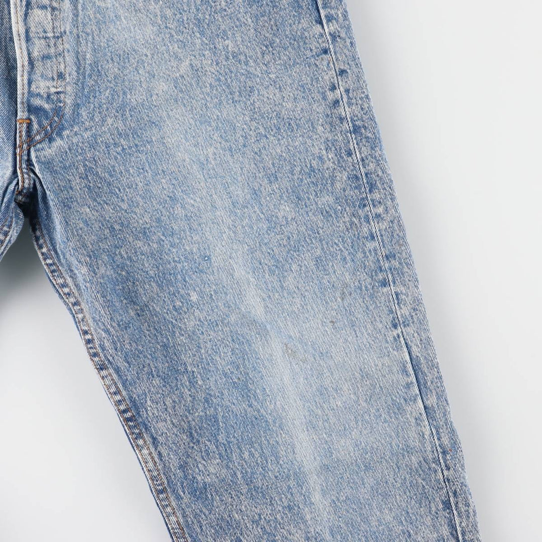 90'S Levi's Chemical Wash Straight Denim Pants, Men's, Size W34, Vintage unclear blue type Vintage Second Hand