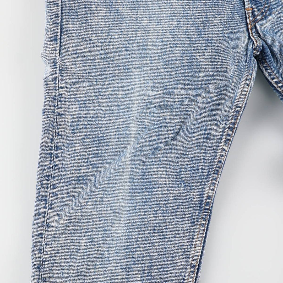 90'S Levi's Chemical Wash Straight Denim Pants, Men's, Size W34, Vintage unclear blue type Vintage Second Hand