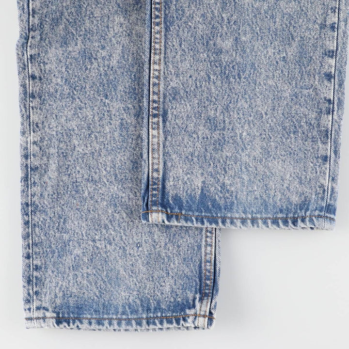 90'S Levi's Chemical Wash Straight Denim Pants, Men's, Size W34, Vintage unclear blue type Vintage Second Hand