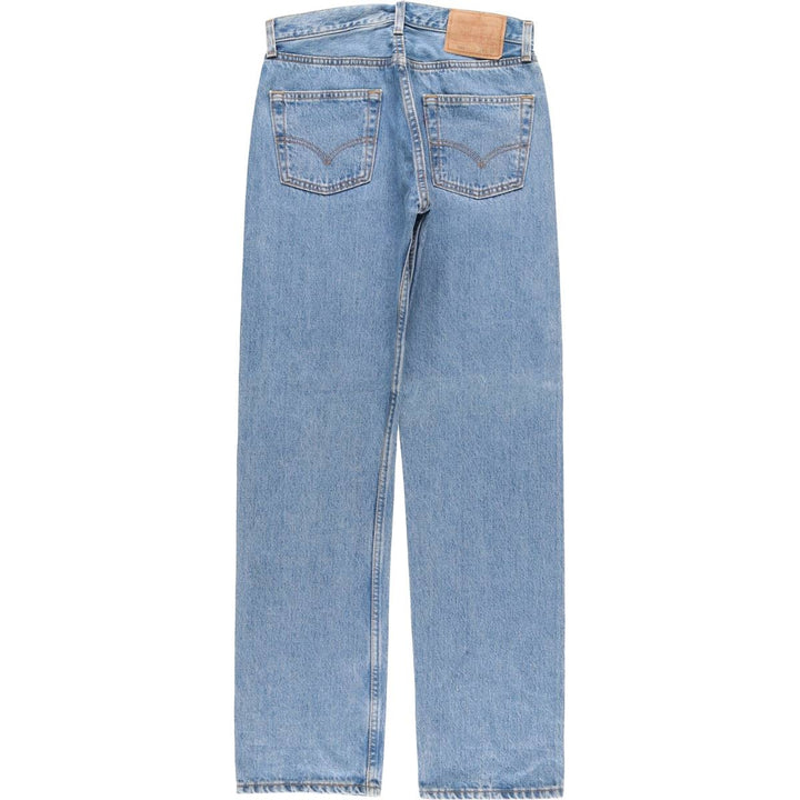 90'S Levi's 501-0193 Straight Denim Pants Made in USA Men's W29 Vintage cotton blue type Vintage Second Hand