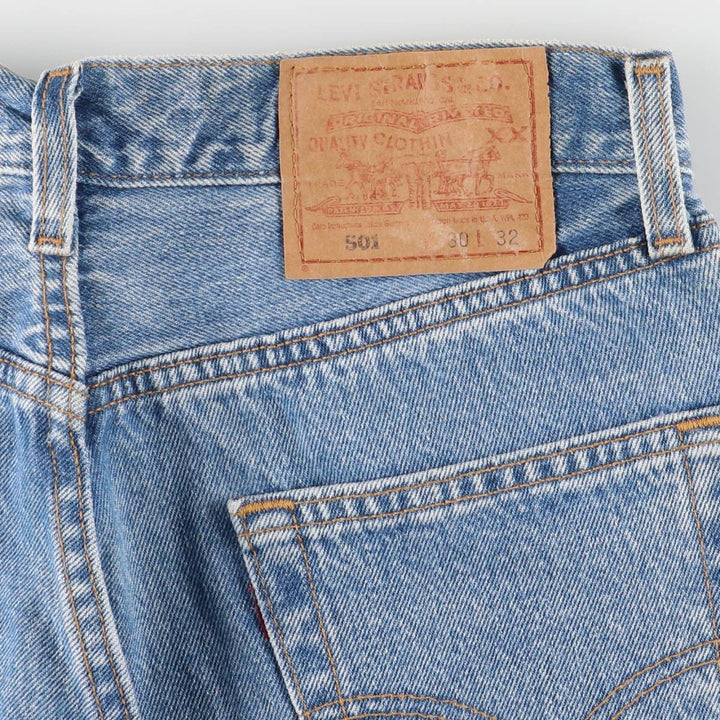 90'S Levi's 501-0193 Straight Denim Pants Made in USA Men's W29 Vintage cotton blue type Vintage Second Hand