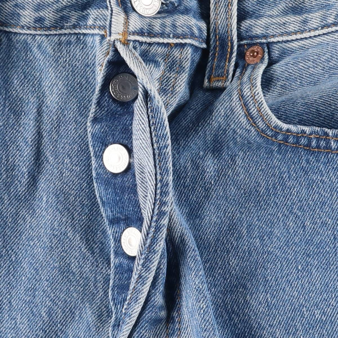 90'S Levi's 501-0193 Straight Denim Pants Made in USA Men's W29 Vintage cotton blue type Vintage Second Hand