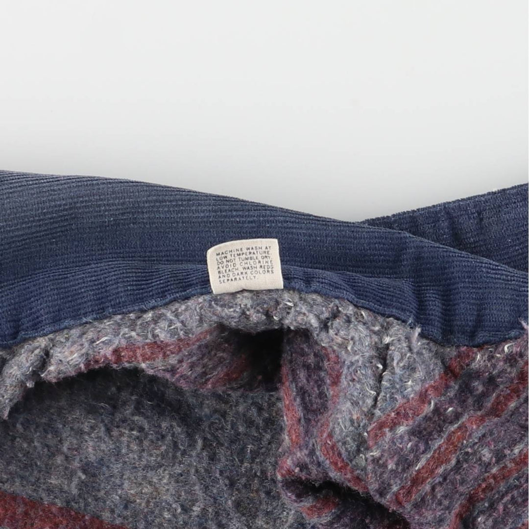 Vintage 70'S denim coverall, men's size M unclear blue type Vintage Second Hand