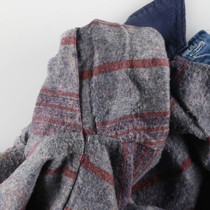 Vintage 70'S denim coverall, men's size M unclear blue type Vintage Second Hand